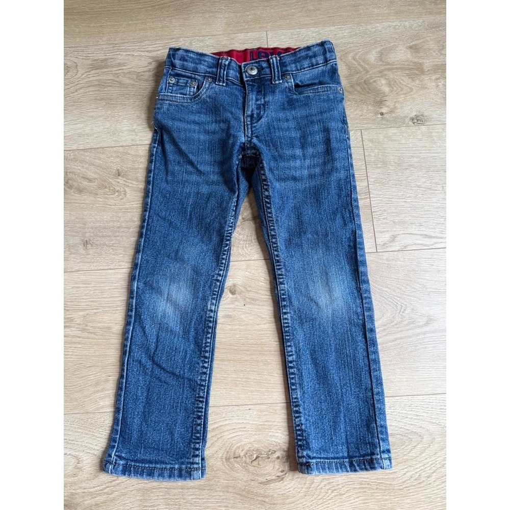EUC Kids Boys Levis 511 Jeans adjustable waistband stretch cotton size 5